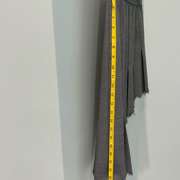 Helmut Lang Asymmetrical Pleated Skirt- size 2 - Picture 9 of 13